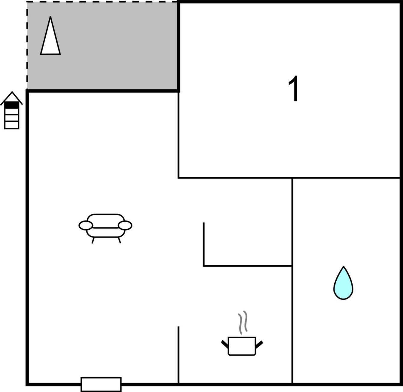 1 Bedroom Beautiful Apartment In Башка-Вода Экстерьер фото
